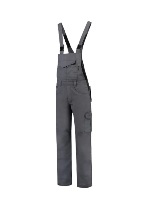 Dungaree Overall Industrial pracovní kalhoty s laclem unisex convoy gray S