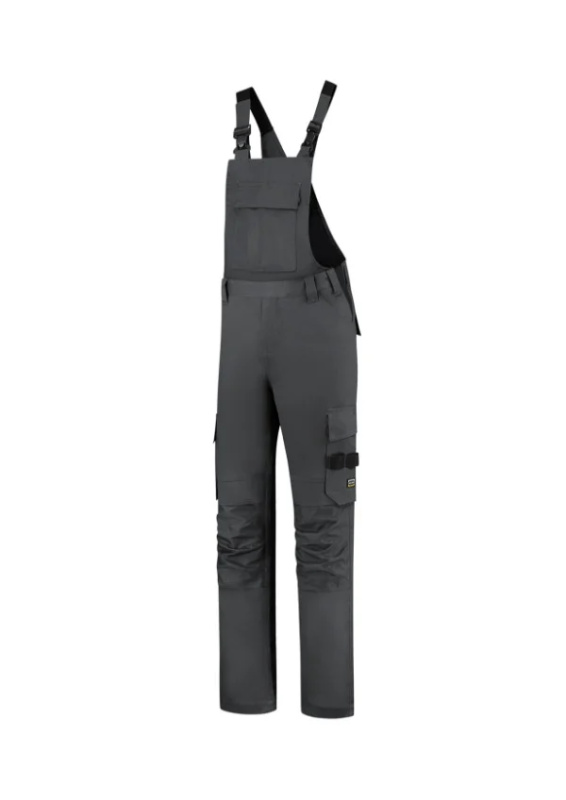 Bib & Brace Twill Cordura pracovní kalhoty s laclem unisex tmavě šedá 58