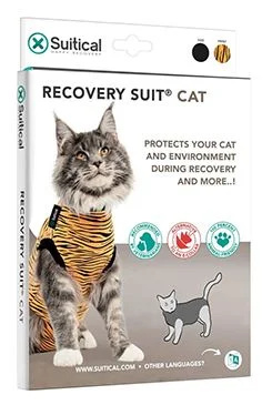 Obleček ochranný Suitical Cat TIGER 33cm XXS