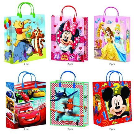 Dárkové tašky Disney -mix motivů/18,5x25x8