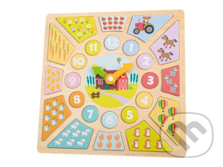 New Classic Toys hodiny + puzzle 2v1