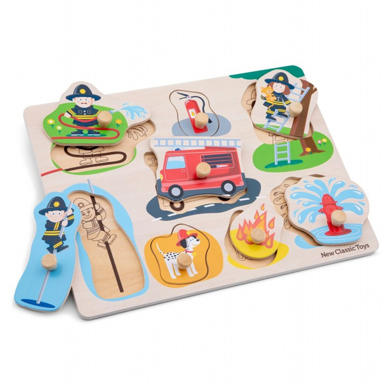 New Classic Toys vkládací puzzle hasiči