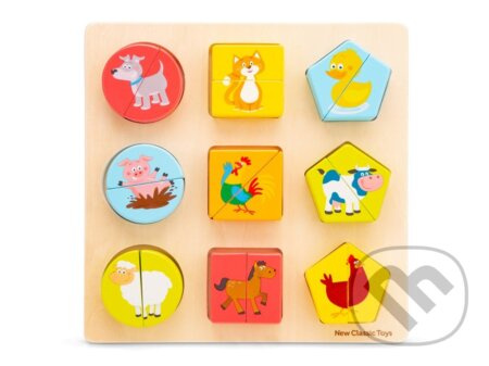 New Classic Toys puzzle tvary zvířata