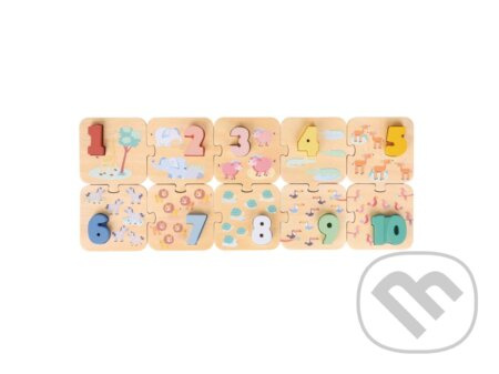 New Classic Toys puzzle učíme sa číslice safari