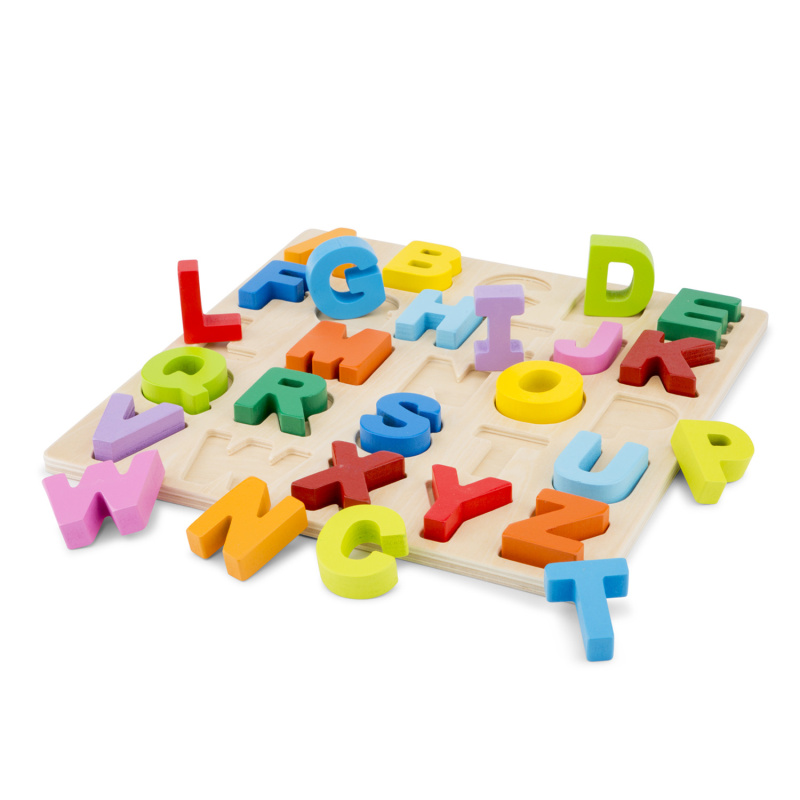 New Classic Toys dřevěné vkládací puzzle čísla