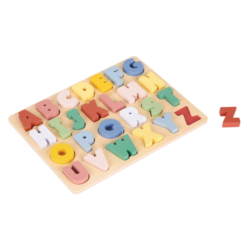 New Classic Toys vkladacie puzzle farebná abeceda