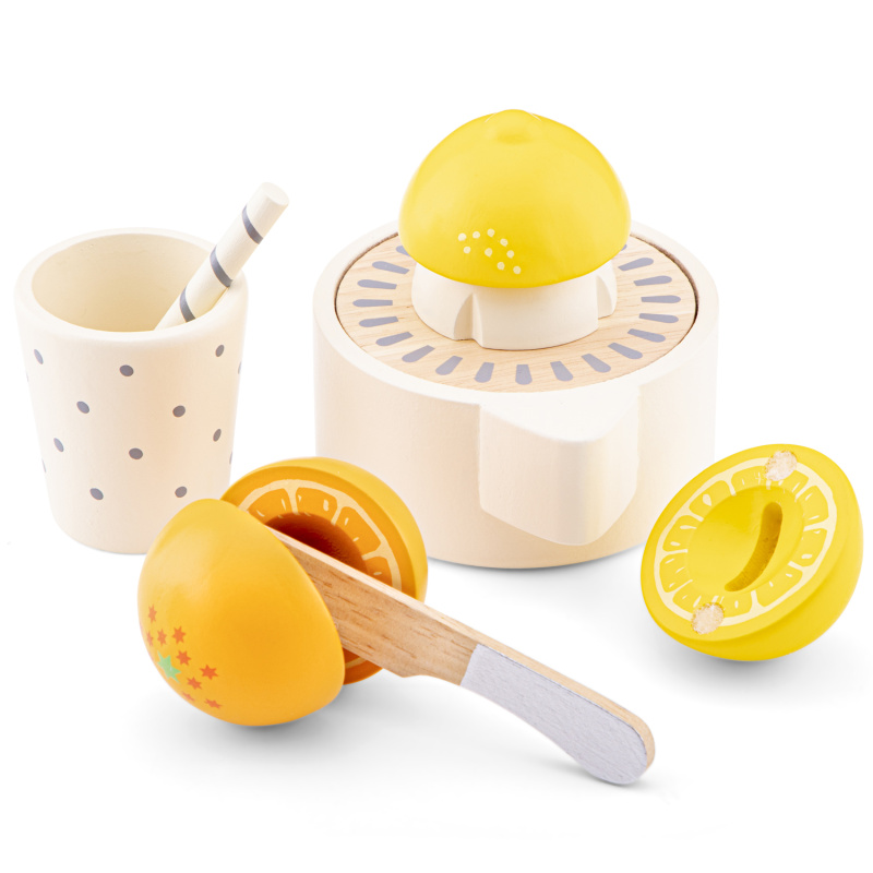 New Classic Toys Dřevěná sada odšťavňovače citrusů 10709