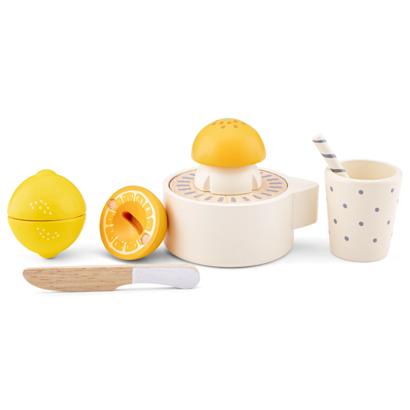 New Classic Toys Dřevěná sada odšťavňovače citrusů 10709