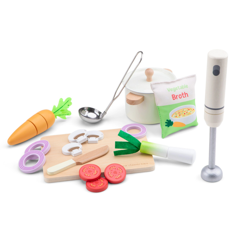 New Classic Toys Sada potravin na přípravu polévky