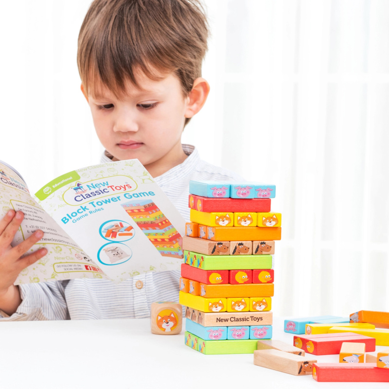 New Classic Toys Dřevěná jenga věž
