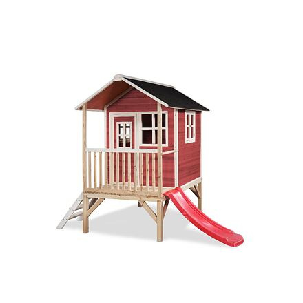 EXIT TOYS Zahradní cedrový domeček Exit Loft 300 červený