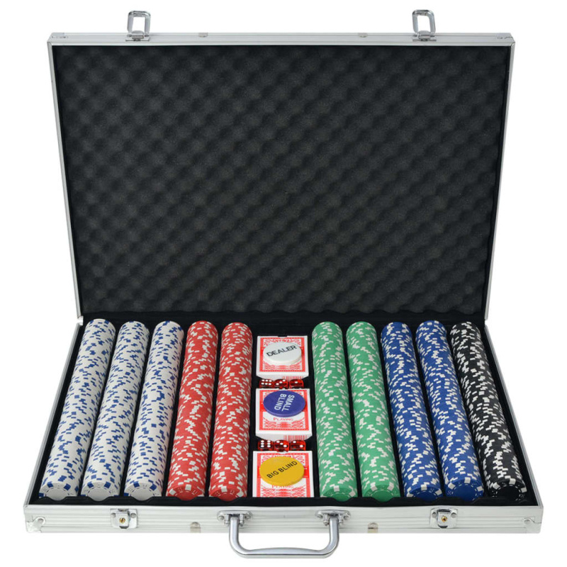 Poker Set S 1000 Žetony Hliník - 500