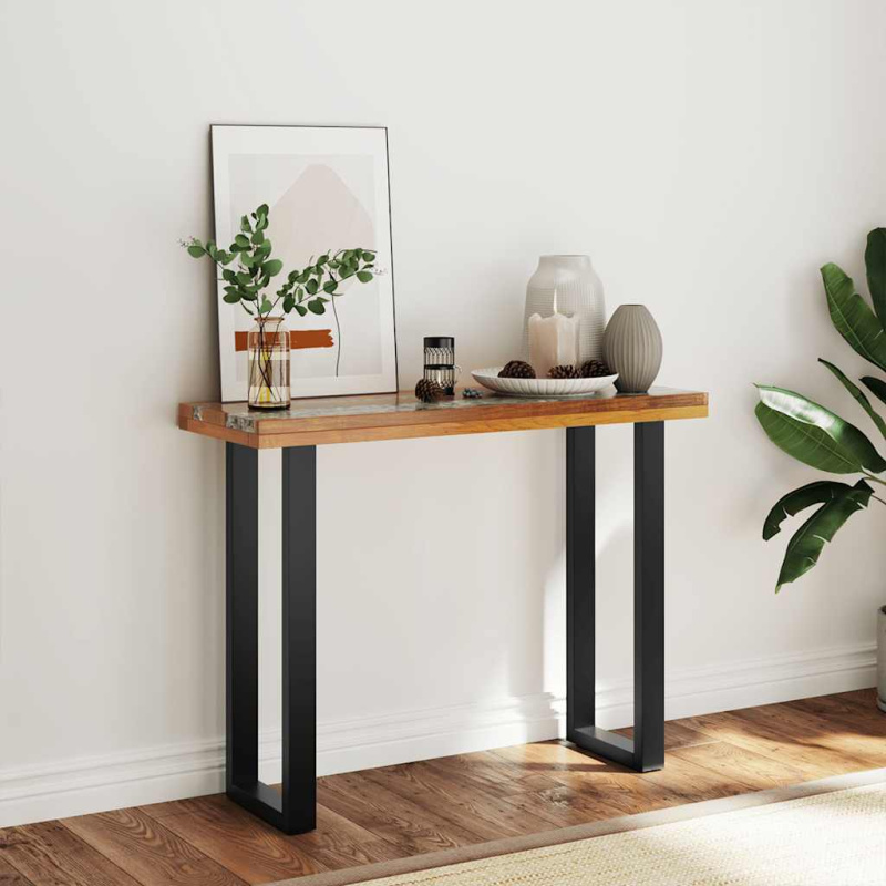 Odkládací Stolek, Teak, 100X35X75 Cm