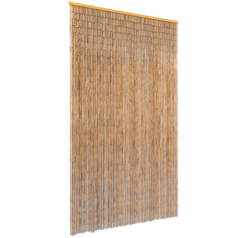 Dveřní Závěs Proti Hmyzu, Bambus, - Hnědá / 100 x 200 cm