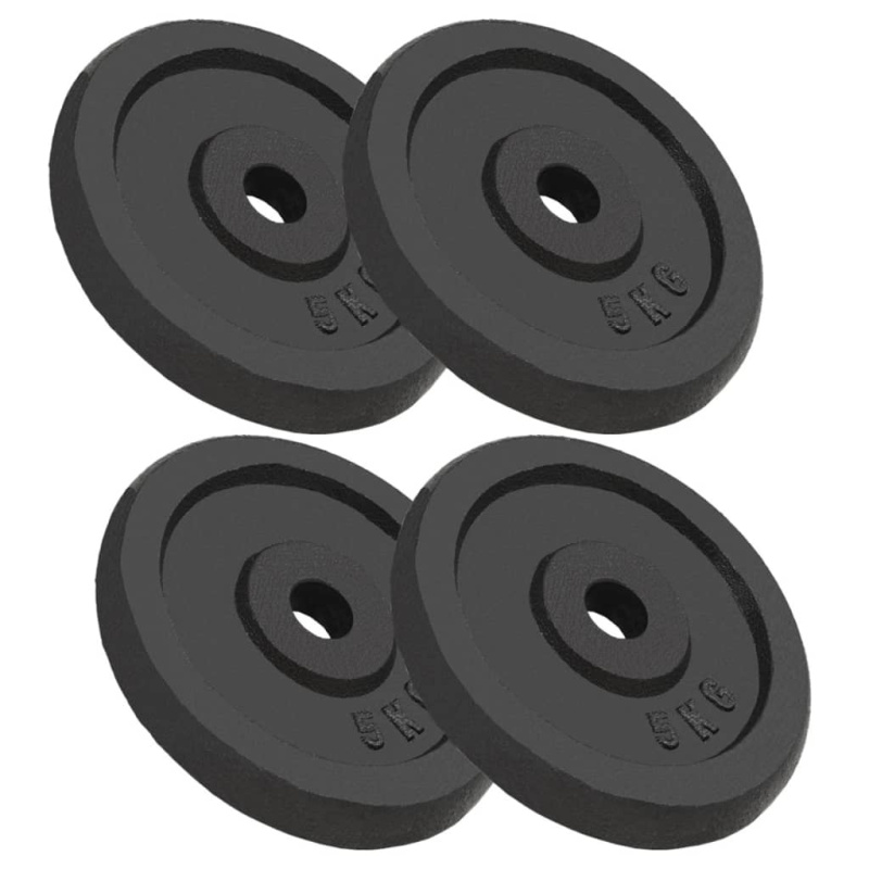 Kotouče Na Činky 4 Ks 4X 5 Kg Litina - 8 x 2.5 kg
