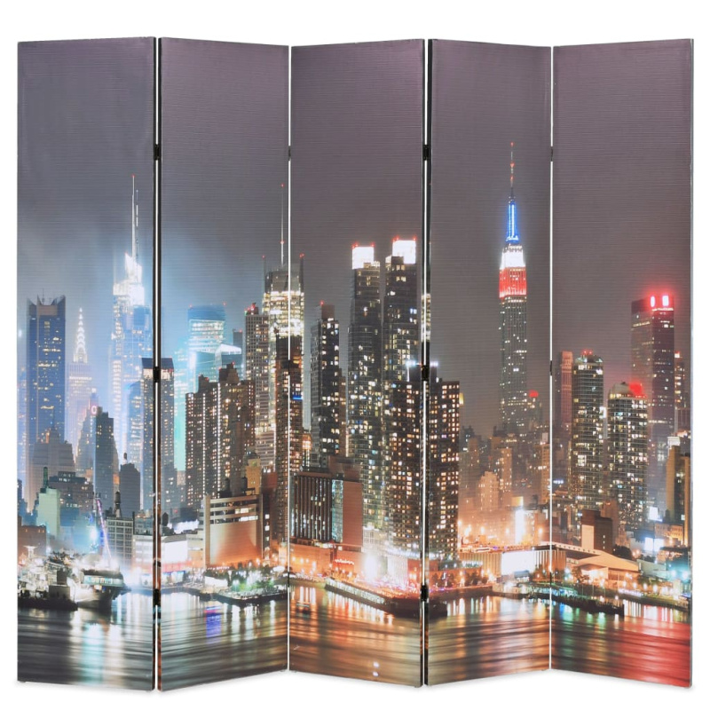 Skládací Paraván New York By Night - 228 x 170 cm