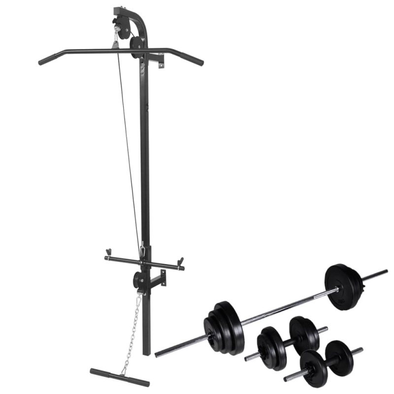 Nástěnná Posilovací Věž Se Sadou Činek 30,5 Kg - 30.5 kg