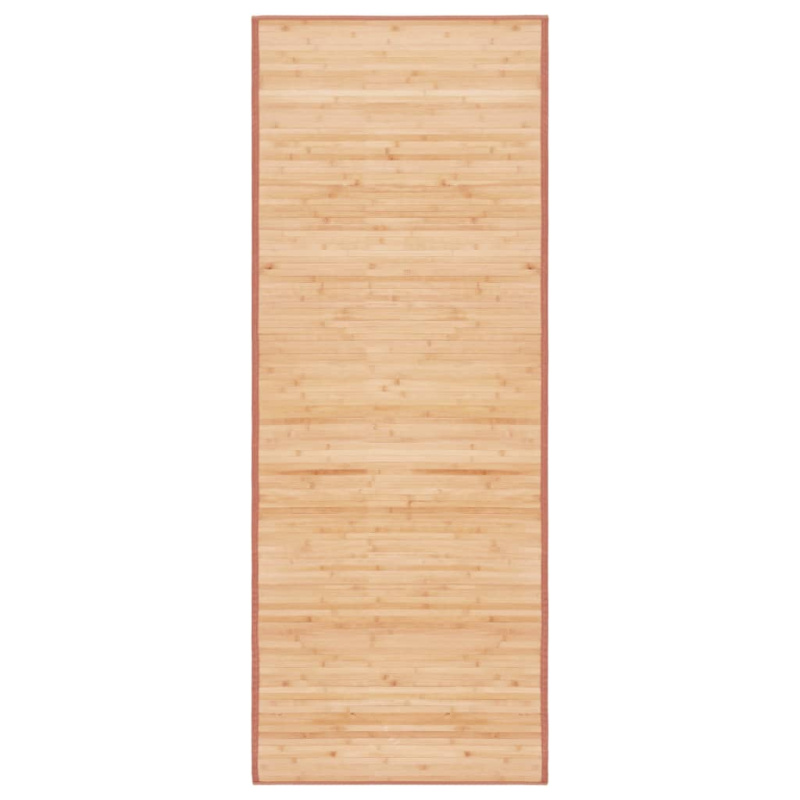 Koberec Bambus Hnědý - Světle hnědá / 80 x 200 cm