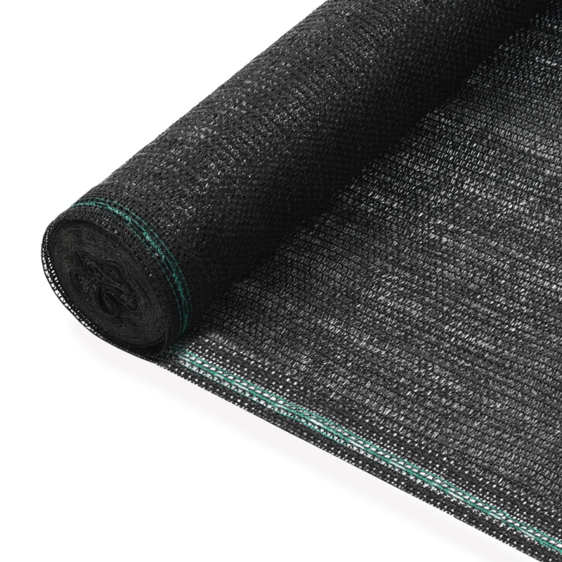 Tenisová Zástěna Černá 1,2 X 25 M Hdpe - Černá / 1.2 x 25 m
