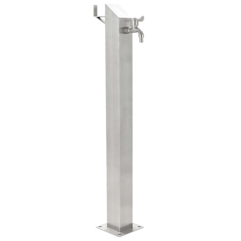 Zahradní Sloupek Na Vodu Nerezová Ocel Čtvercový 95 Cm