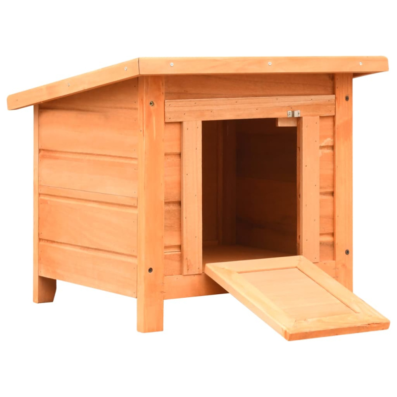 Domeček Pro Kočky 50 X 46 X 43,5 Cm Masivní Borovice A Jedle