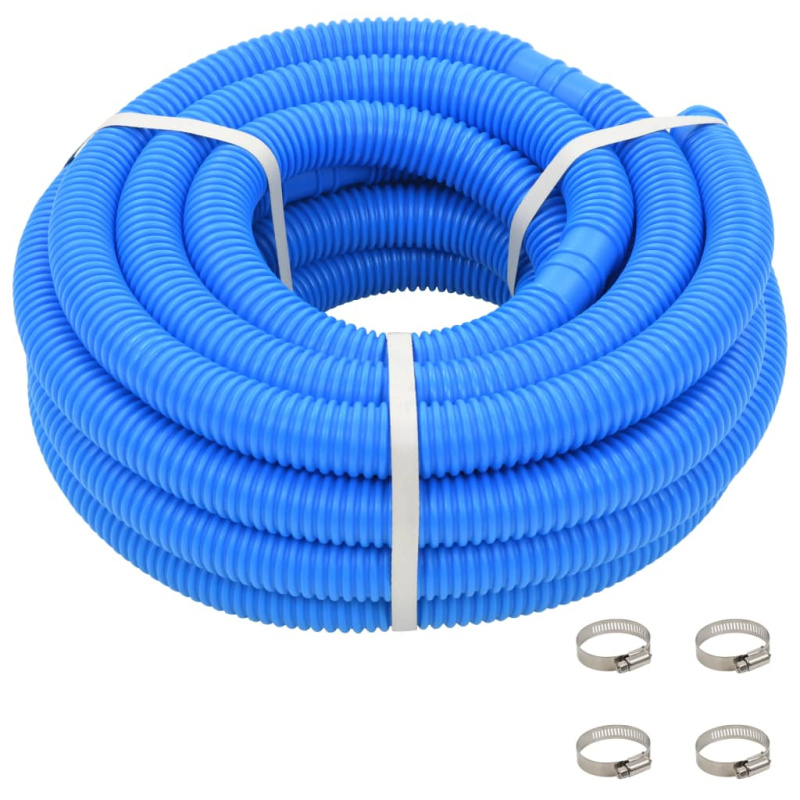 Bazénová Hadice Se Svorkami Modrá 38 Mm 12 M - 38 mm/12 m se svorkami