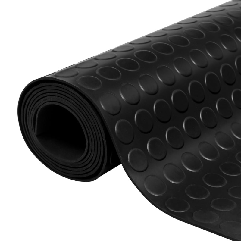 Gumová Podlahová Protiskluzová Rohož - 1.5 x 2 m / široké vroubky
