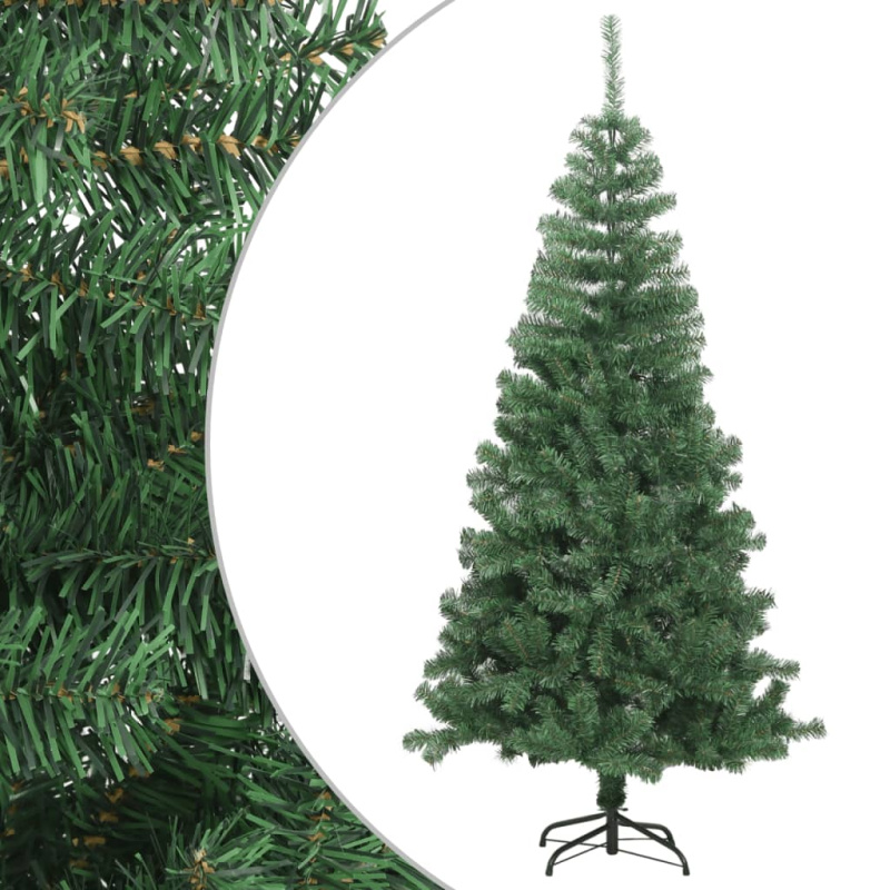 Umělý vánoční stromek s ocelovým stojanem 210 cm 910 větviček