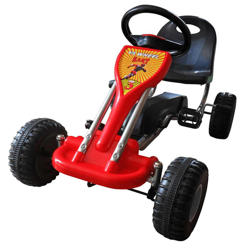 Šlapací Motokára Červená - Modrá