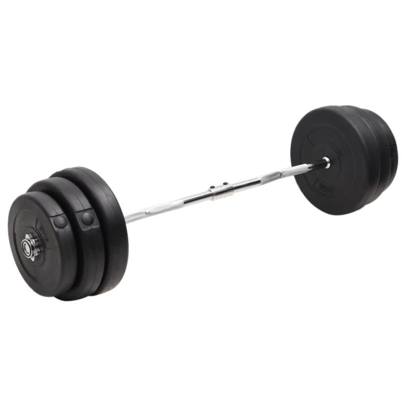 Zakřivená Tyč Se Závažím - 30 kg / Lomená tyč