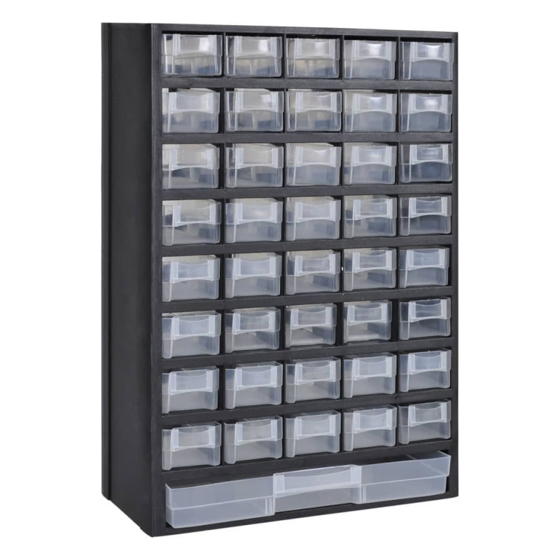 Úložný Plastový Box Na Nářadí 41 Zásuvek