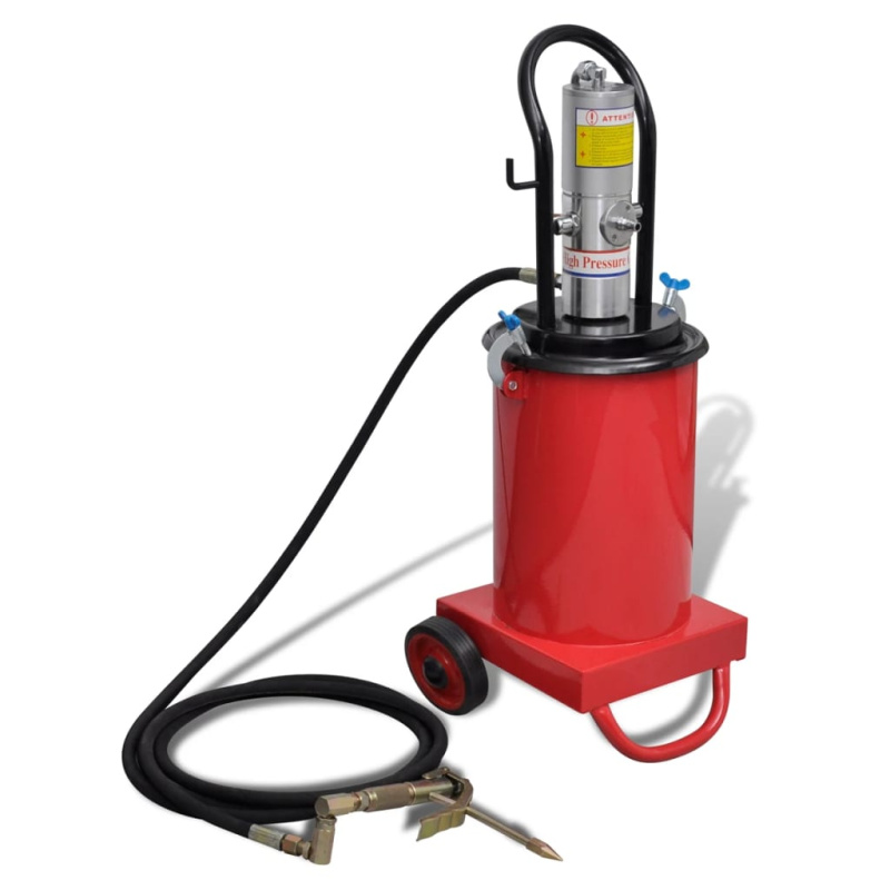 Vysokotlakový Vstřikovač Maziva 12 L Stříbrná