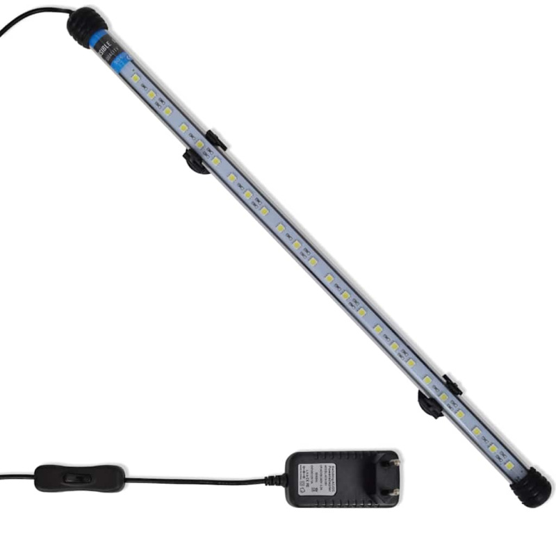 Led Akvarijní Lampa - Modrá / 28 cm
