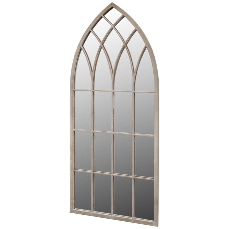 Zahradní Zrcadlo Gotický Oblouk 50 X 115 Cm Interiér I Exteriér - 115 x 50 cm