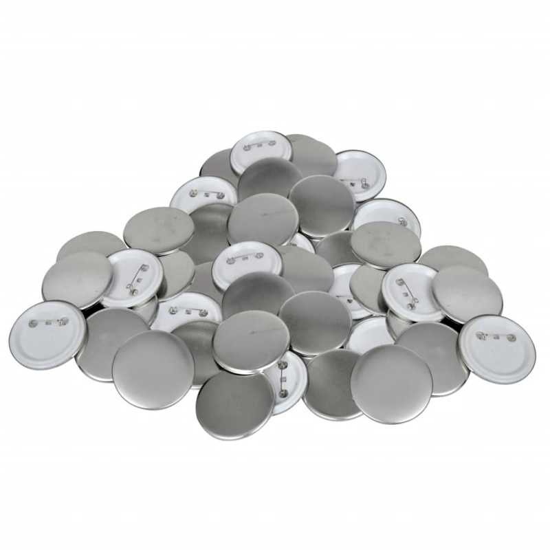 500 Ks Prázdné Placky Se Špendlíkem - 58 mm