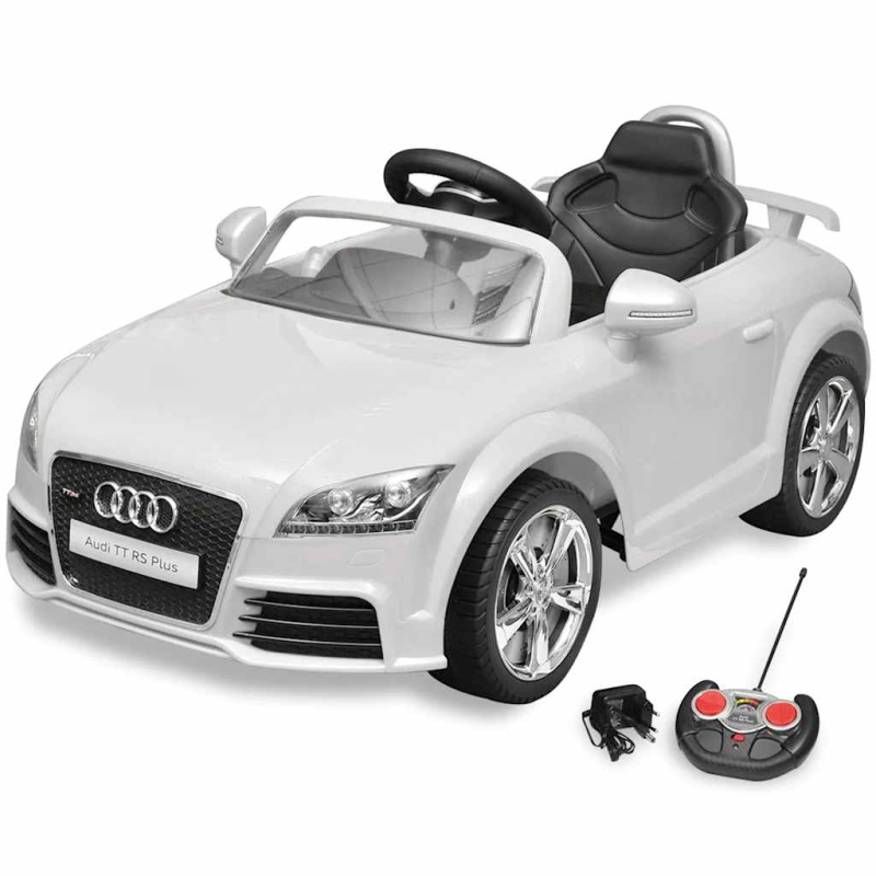 Audi Tt Rs Dětské Auto S Dálkovým Ovládáním Bílé - Bílá