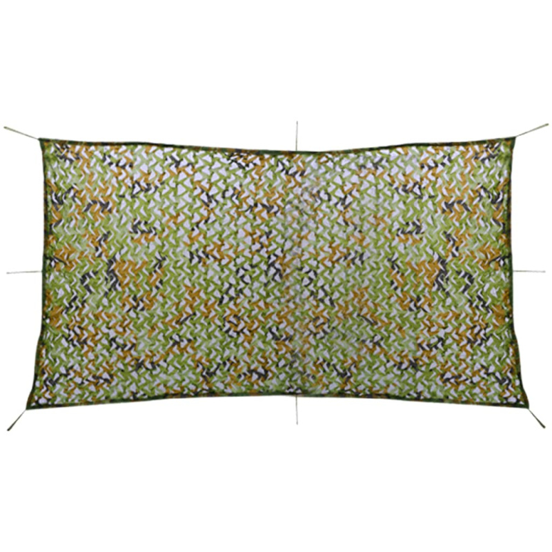 Maskovací Síť S Úložným Pytlem - Zelená / 150 x 300 cm