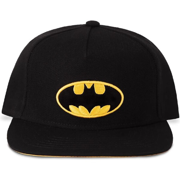 CurePink DC ComicsBatman Classic Logo [NH813032SPM] Černá/Žlutá