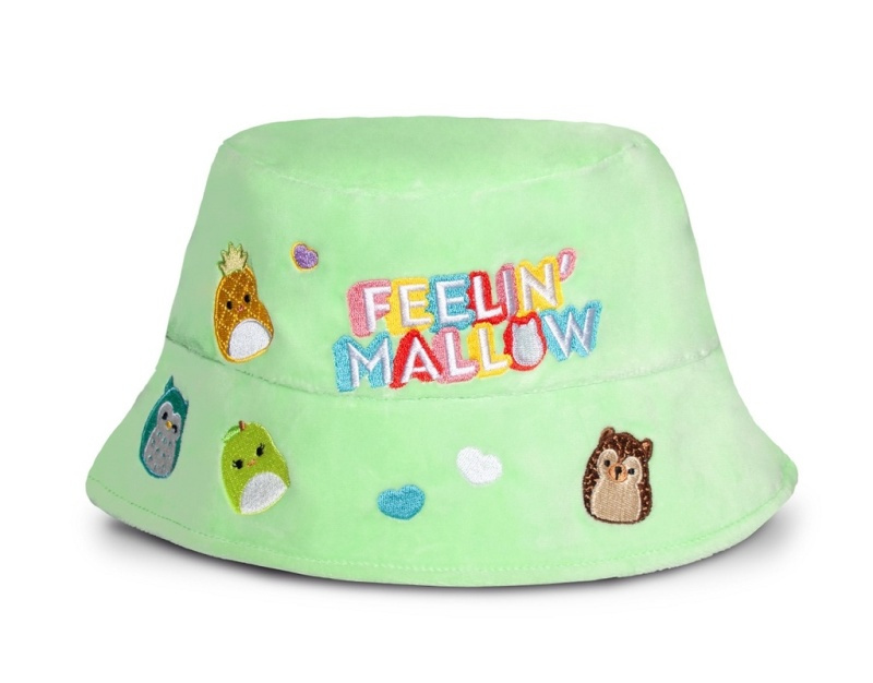 Squishmallows klobouk - mix zelený