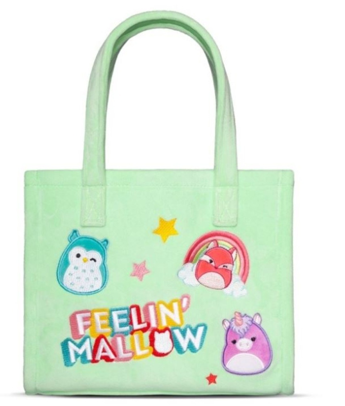 Squishmallows kabelka - mix zelená