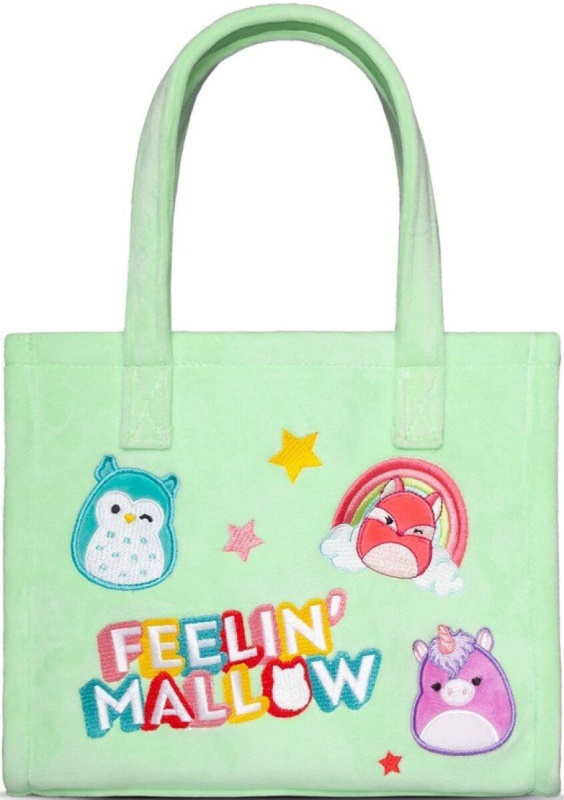 Squishmallows kabelka - mix zelená