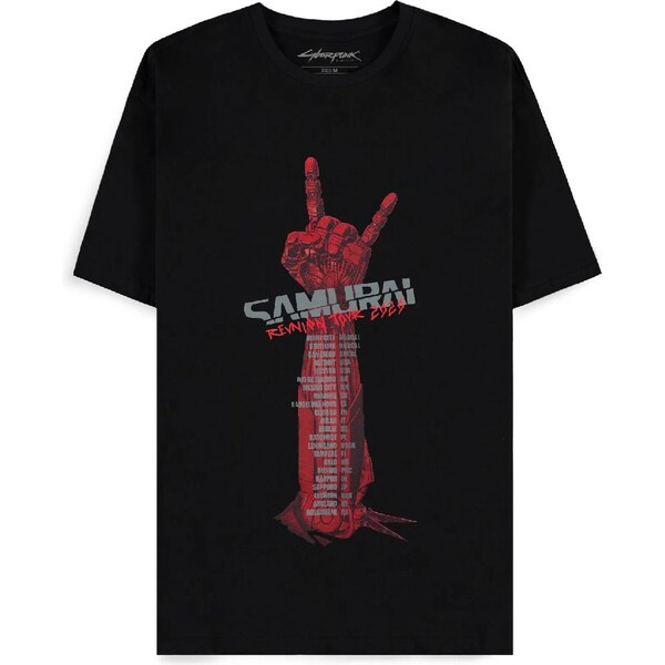 Tričko Cyberpunk 2077 - Reunion 2020 Černá