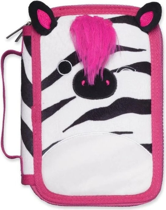 Squishmallows penál - zebra Tracey