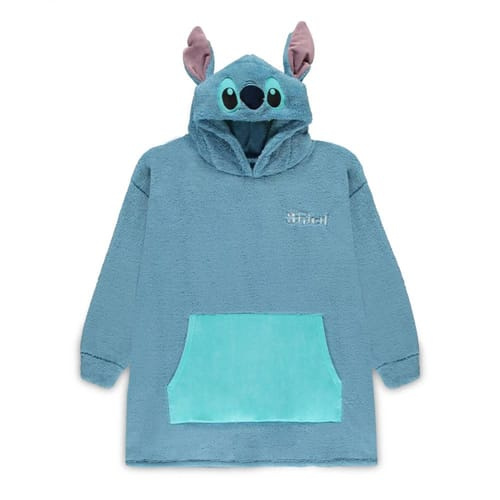 Difuzed Mikina Lilo & Stitch Stitch Hoodie Oversized Modrá