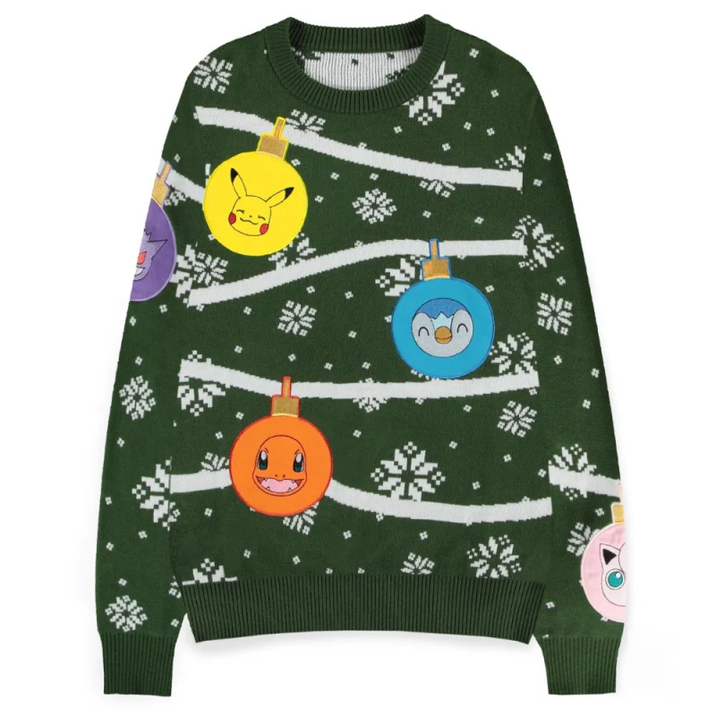 Vánoční svetr Pokémon - Xmas Balls, velikost XL