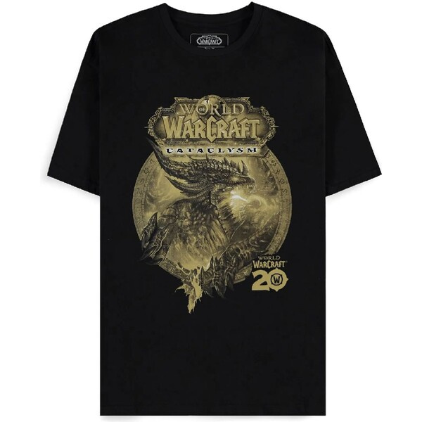 Difuzed tričko World of Warcraft 20th Anniversary Cataclysm Černá