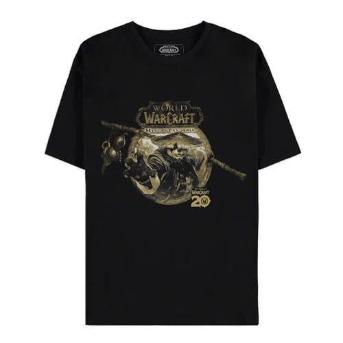 Difuzed tričko World of Warcraft 20th Anniversary Mists of Pandaria Černá