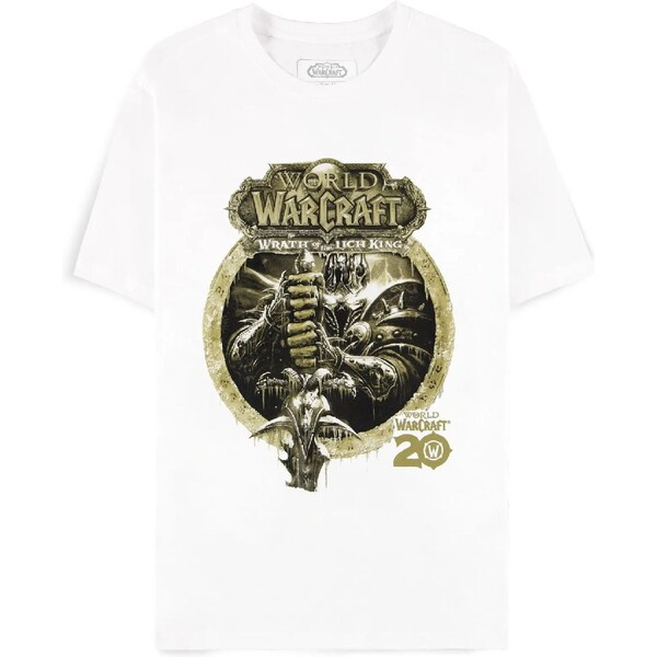 Difuzed tričko World of Warcraft 20th Anniversary - Lich King Bílá