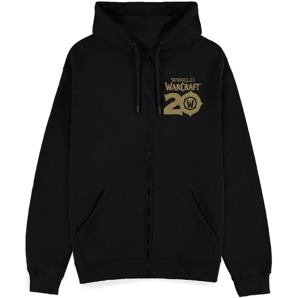 Difuzed Mikina World of Warcraft - 20th Anniversary Černá
