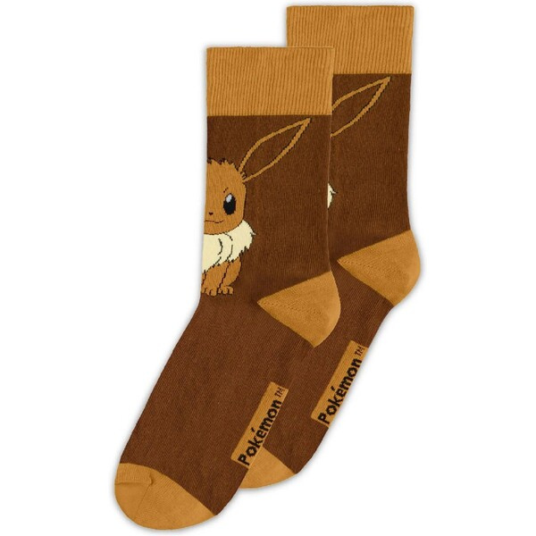 Difuzed Pokémon Ponožky Eevee 39-42 Hnědá